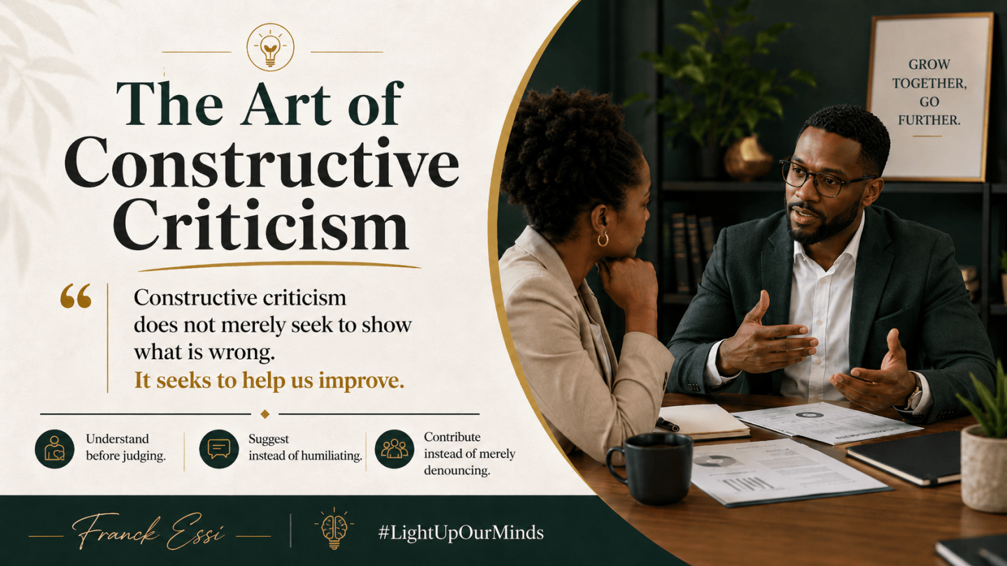The Art of Constructive Criticism